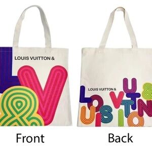 💕SOLD OUT💕Colorful Tote Novelty 2 different sides